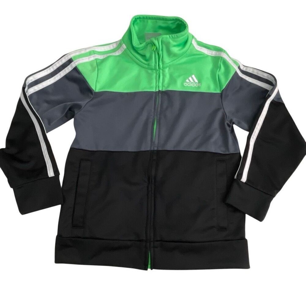 EUC Adidas Full Zip Soft Shell Jacket - Size 5